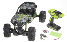 Load image into Gallery viewer, 1:10 RC 2.4G 4WD Rally Rock Crawler Car (Green)