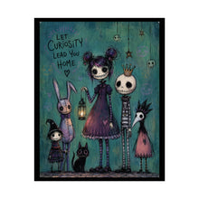 Load image into Gallery viewer, The Curious Little Wanderers — Creepy Cute Fantasy Poster