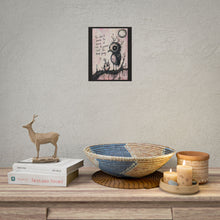 Load image into Gallery viewer, "Keep Going" Whimsical Wall Art | Spooky Cute Bird Print
