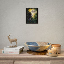 Load image into Gallery viewer, Rolled Poster — "Hope Will Guide Us Through the Darkness" Inspirational Art Print
