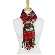 Load image into Gallery viewer, Plaid Cashmere Feel Scarf 12-pack Green/red/beige