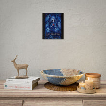 Load image into Gallery viewer, Rolled Poster — 'Love Never Dies' Gothic Ghost Heart Art Print