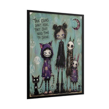 Load image into Gallery viewer, True Colors Don’t Hide They Just Need Time to Shine Rolled Poster — Gothic Whimsical Fantasy Wall Art