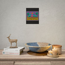 Load image into Gallery viewer, Rolled Poster — 'Kindness Grows' Colorful Pop Art Animal Print