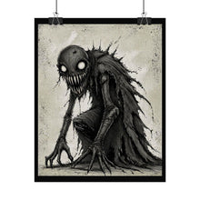 Load image into Gallery viewer, Rolled Poster — Creepy Demonic Creature Art Print (Horror Wall Decor)