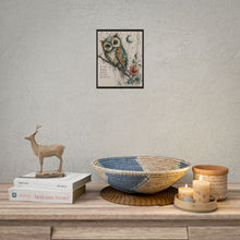Load image into Gallery viewer, Rolled Poster — Owl Illustration with Quote “You Are Growing in Ways You Can’t Even See Yet”