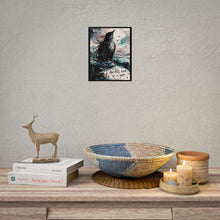 Load image into Gallery viewer, Hopeful Raven Rolled Poster — "I Am Still Here. So Is Hope." Inspirational Art Print