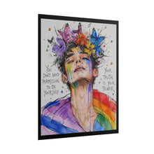 Load image into Gallery viewer, "Truth Is Your Power" Pride Art | Sketch Style Butterfly Crown Poster