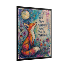 Load image into Gallery viewer, Inspirational Fox Quote Art Print | Growth & Resilience Wall Decor