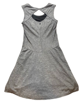 Load image into Gallery viewer, Prana Dress Womens Medium Gray Cut Out Back A-Line Flared Nylon Stretch Ladies