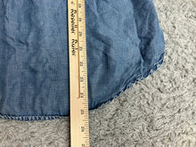 Load image into Gallery viewer, Anthropologie Cloth & Stone Shirt Womens Medium Blue Denim Button Up Tencel Lady