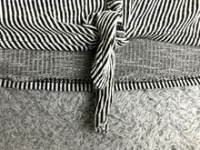 Load image into Gallery viewer, Storybuk Shirt Womens 3XL XXXL Black White Oversized Button Up Tie Blouse Ladies