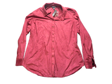 Load image into Gallery viewer, Zac & Rachel Shirt Womens 2X Button Up Long Sleeve Collared Plus Ladies NWT