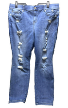 Load image into Gallery viewer, Torrid Jeans Women 22S(41x26.5) Bombshell Skinny Premium Stretch Destroyed Denim