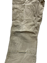 Load image into Gallery viewer, Wrangler Pants Adult 38x32 Taupe Riggs Carpenter Workwear Cargo Pockets Mens