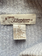 Load image into Gallery viewer, Norm Thompson Sweater Womens Large Silk Angora Lambswool Cowl Neck Outerwear