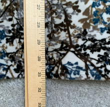 Load image into Gallery viewer, J Jill Purejill Shirt Womens Large Velour AOP Flower Tunic Slit Oversized Blouse