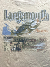 Load image into Gallery viewer, Newport Shirt Adult 2XL XXL Khaki Largemouth Bass Fish River Runt Fishing Mens