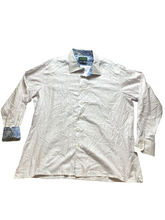 Load image into Gallery viewer, Inserch Icon Shirt Adult 3XL Jacquard Button Up Classiccore Contrast Cuffs Mens