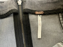 Load image into Gallery viewer, Free People Skirt Womens 2 (25x15) Black A-Line Back Zip Stretch Mini Denim Lady