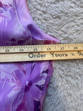Load image into Gallery viewer, Meghan Matthews Dress Womens 8 Medium Purple Floral Boho Peasant Maxi Whimsical