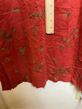 Load image into Gallery viewer, VTG Country Wear Casuals Dress W/ Jacket Womens Large Rustic Red Linen Rayon
