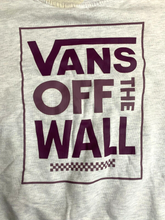 Load image into Gallery viewer, Vans Sweatshirt Womens Small Gray Off The Wall Oversized Boxy Sweater Fleece