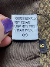 Load image into Gallery viewer, VTG Mackintosh Jacket Womens 9 Extra Large Petite Wool Double Breasted Pea Coat