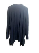 Load image into Gallery viewer, J Jill Sweater Womens Extra Large Black Open Front Cardigan Oversized Tunic