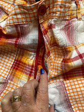 Load image into Gallery viewer, Five Elementz Shorts Adult 38 Orange Red Bermuda Baggy Hip Hop 13" Inseam Mens