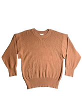 Load image into Gallery viewer, Hem & Thread Sweater Womens Large Brown Crewneck Knit Outerwear Pullover Ladies