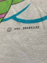 Load image into Gallery viewer, VTG NITE Effect Shirt Womens 2X White Bear Sheep Whimsical Sharellee Plus 80s 90