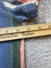 Load image into Gallery viewer, Rue 21 Shirt Adult Medium Retro Paris Colorblock Vertical Striped Colorful Mens