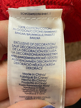 Load image into Gallery viewer, CHAPS Sweater Adult Extra Large Red Knitted Crest Embroidered Outerwear Mens