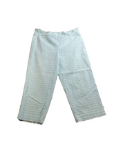 Load image into Gallery viewer, Talbots Pants Womens 12 (33x22) Stretch Flat Front Straight Leg Capri Spandex