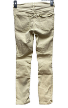 Load image into Gallery viewer, Free People Jeans Womens 27x25.5 Beige Destroyed Tapered Leg 5 Pockets Ladies