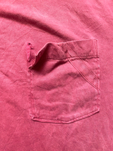 Load image into Gallery viewer, Calvin Klein Shirt Adult Large Y2K Maroon Eagle Spell Out Logo Pocket Polo Mens