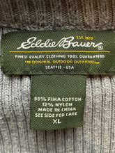 Load image into Gallery viewer, Eddie Bauer Sweater Womens Extra Large Gray Outdoor Nylon Zip Up Cardigan Ladies