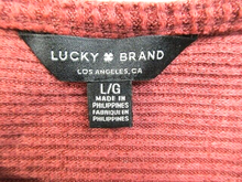 Load image into Gallery viewer, Lucky Brand Shirt Womens Large Waffle Knit Long Sleeve Blouse Oversized Ladies