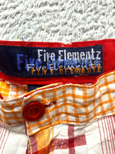 Load image into Gallery viewer, Five Elementz Shorts Adult 38 Orange Red Bermuda Baggy Hip Hop 13" Inseam Mens