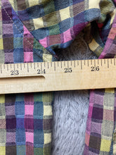 Load image into Gallery viewer, The Territory Ahead Shirt Adult 2XL XXL Rainbow Patchwork Texture Button Up Mens