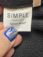 Load image into Gallery viewer, Simple Suzanne Betro Shirt Womens 4X Black Button Up Tunic Pockets Plus Ladies