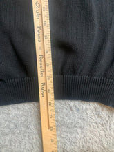 Load image into Gallery viewer, Lauren Ralph Lauren Sweater Womens Large Black Shawl Collar Toggle Outerwear