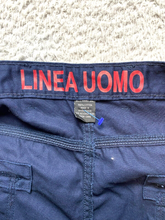 Load image into Gallery viewer, Linea Uomo Pants Adult 44x34 Navy Straight Leg Baggy Cargo Hip Hop Mens NWT