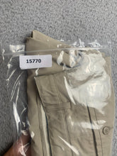 Load image into Gallery viewer, FJ FootJoy Pants Adult 38x32 Light Tan Straight Leg Flat Front Spandex Chino Men