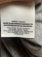 Load image into Gallery viewer, NIKE Shirt Womens Medium Gray Big Swoosh Center Logo Loose Scoop Neck Ladies