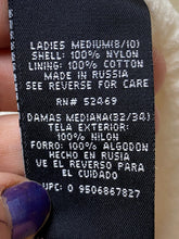 Load image into Gallery viewer, Outbrook Jacket Womens Medium Ivory Snaps Nylon Windbreaker Outdoor Ladies