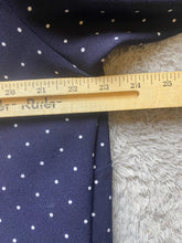 Load image into Gallery viewer, Eliza J Dress Womens 20W Navy White Polkadots Ruffle Trim Sheath Boho Plus Lady