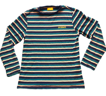 Load image into Gallery viewer, Saturdays New York City Sweater Medium Striped Crew Neck Outerwear Pullover Mens