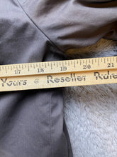 Load image into Gallery viewer, GAP Jacket Womens Medium Gray Double Breasted Nylon Lined Quilted Belted Nylon